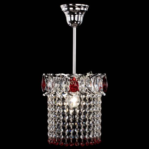 Люстра Астра оптикон №1 красная в Симферополе Гусь Хрустальный