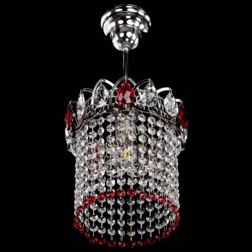 Люстра Астра оптикон №1 красная в Симферополе Гусь Хрустальный