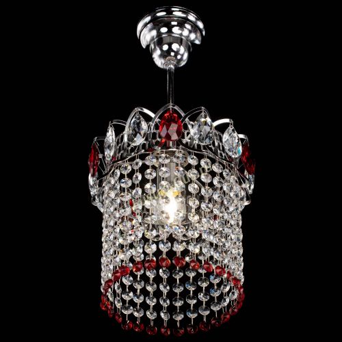 Люстра Астра оптикон №1 красная в Симферополе Гусь Хрустальный