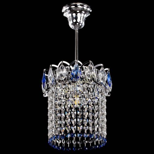 Люстра Астра оптикон №1 синяя в Симферополе Гусь Хрустальный