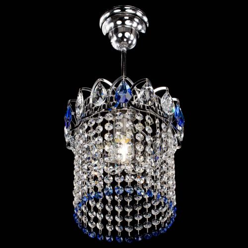 Люстра Астра оптикон №1 синяя в Симферополе Гусь Хрустальный