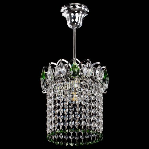 Люстра Астра оптикон №1 зеленая в Симферополе Гусь Хрустальный