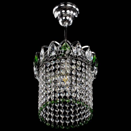 Люстра Астра оптикон №1 зеленая в Симферополе Гусь Хрустальный