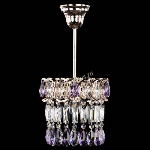 Люстра Астра пластинка №1 фиолетовая в Симферополе Гусь Хрустальный