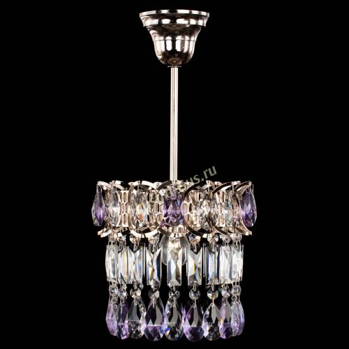 Люстра Астра пластинка №1 фиолетовая в Симферополе Гусь Хрустальный
