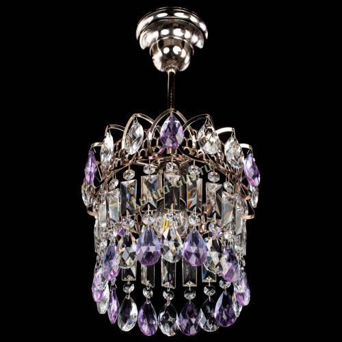 Люстра Астра пластинка №1 фиолетовая в Симферополе Гусь Хрустальный