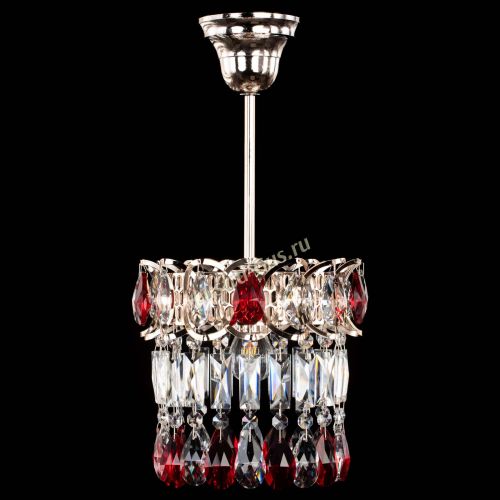 Люстра Астра пластинка №1 красная в Симферополе Гусь Хрустальный