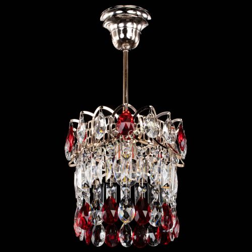 Люстра Астра пластинка №1 красная в Симферополе Гусь Хрустальный