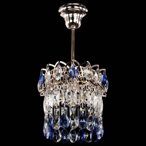 Люстра Астра пластинка №1 синяя в Симферополе Гусь Хрустальный