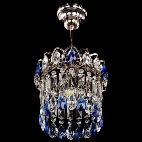 Люстра Астра пластинка №1 синяя в Симферополе Гусь Хрустальный