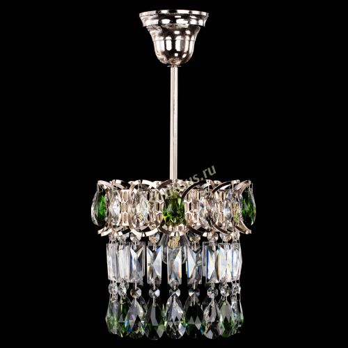 Люстра Астра пластинка №1 зеленая в Симферополе Гусь Хрустальный