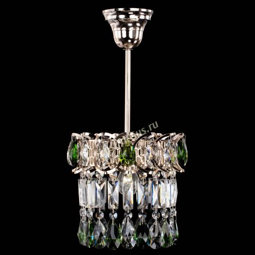 Люстра Астра пластинка №1 зеленая в Симферополе Гусь Хрустальный