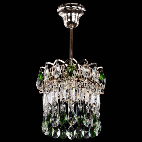 Люстра Астра пластинка №1 зеленая в Симферополе Гусь Хрустальный