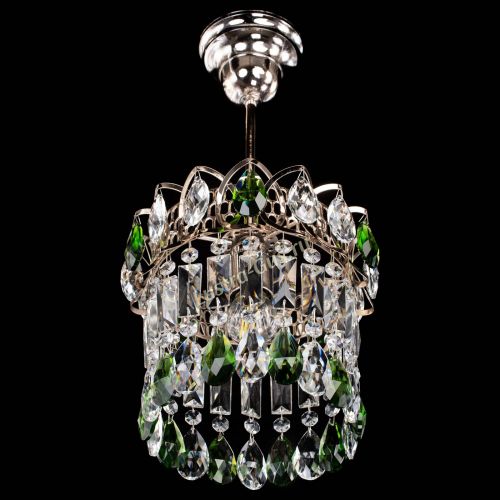 Люстра Астра пластинка №1 зеленая в Симферополе Гусь Хрустальный