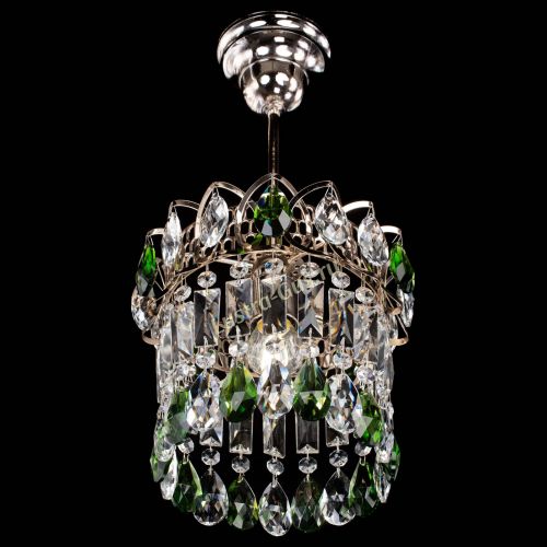 Люстра Астра пластинка №1 зеленая в Симферополе Гусь Хрустальный