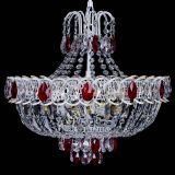 Люстра Астра Белая с подвесом красная в Симферополе