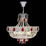 Люстра Астра Белая с подвесом красная в Симферополе