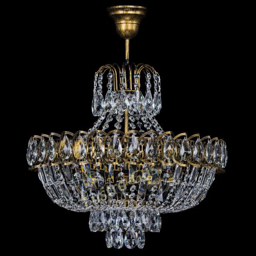 Люстра Астра с подвесом под бронзу в Симферополе Гусь Хрустальный