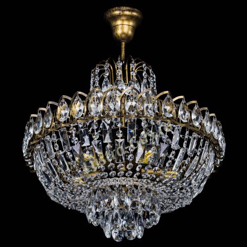 Люстра Астра с подвесом под бронзу в Симферополе Гусь Хрустальный