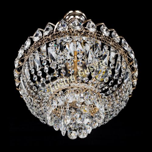 Люстра Астра 3 лампы с подвесом в Симферополе Гусь Хрустальный