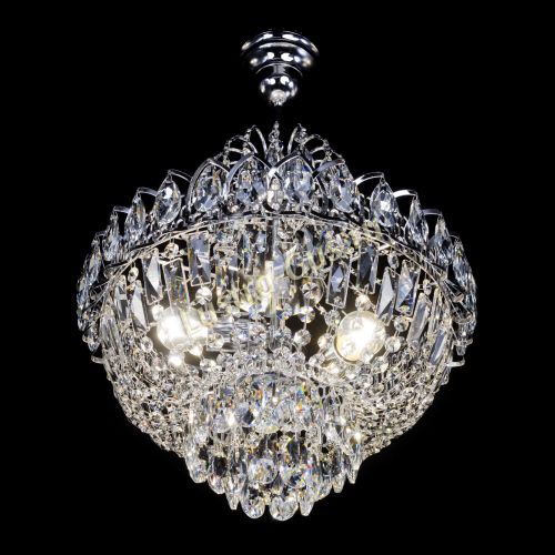 Люстра Астра 3 лампы с подвесом в Симферополе Гусь Хрустальный