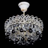 Люстра Астра шар №1 Черная белая в Симферополе