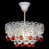 Люстра Астра шар №1 Красная белая в Симферополе