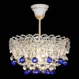 Люстра Астра шар №1 Синяя белая в Симферополе