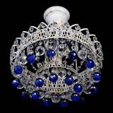 Люстра Астра шар №1 Синяя белая в Симферополе