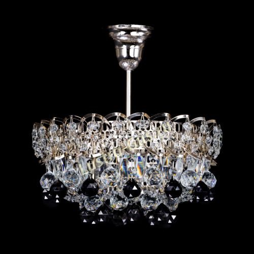 Люстра Астра шар черная 1 лампа в Симферополе Гусь Хрустальный