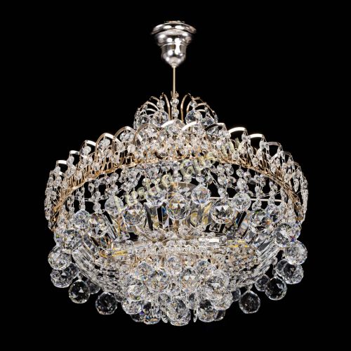 Люстра Астра шар с подвесом в Симферополе Гусь Хрустальный