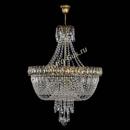 Люстра Астра Водопад №5 с подвесом под бронзу в Симферополе Гусь Хрустальный