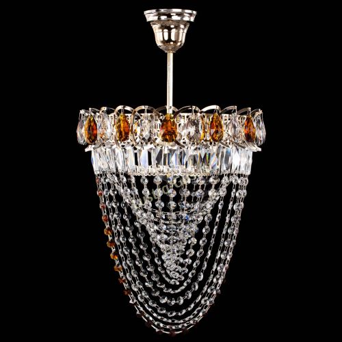 Люстра Астра Водоворот с подвесом №1 чайная в Симферополе Гусь Хрустальный