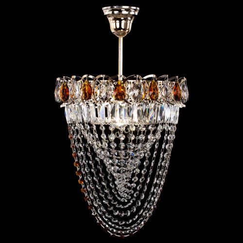 Люстра Астра Водоворот с подвесом №1 чайная в Симферополе Гусь Хрустальный