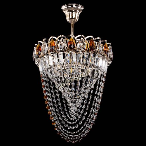 Люстра Астра Водоворот с подвесом №1 чайная в Симферополе Гусь Хрустальный