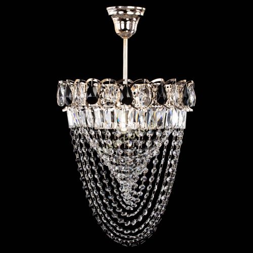 Люстра Астра Водоворот с подвесом №1 черная в Симферополе Гусь Хрустальный