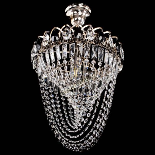 Люстра Астра Водоворот с подвесом №1 черная в Симферополе Гусь Хрустальный