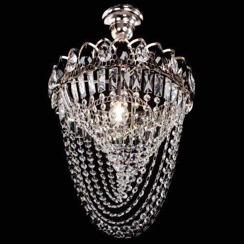 Люстра Астра Водоворот с подвесом №1 черная в Симферополе Гусь Хрустальный