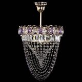 Люстра Астра Водоворот с подвесом №1 фиолетовая в Симферополе