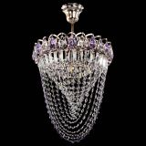 Люстра Астра Водоворот с подвесом №1 фиолетовая в Симферополе