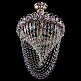 Люстра Астра Водоворот с подвесом №1 фиолетовая в Симферополе