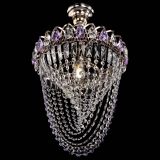 Люстра Астра Водоворот с подвесом №1 фиолетовая в Симферополе