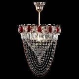 Люстра Астра Водоворот с подвесом №1 красная в Симферополе