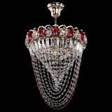 Люстра Астра Водоворот с подвесом №1 красная в Симферополе