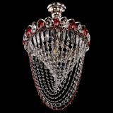 Люстра Астра Водоворот с подвесом №1 красная в Симферополе