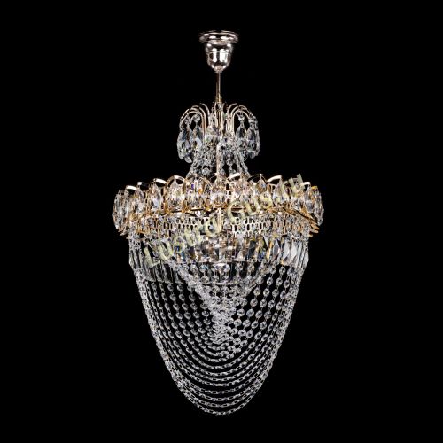 Люстра Астра Водоворот с подвесом в Симферополе Гусь Хрустальный