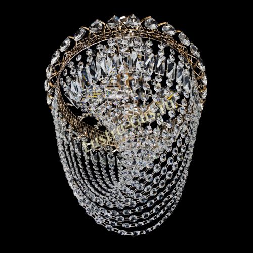 Люстра Астра Водоворот с подвесом в Симферополе Гусь Хрустальный