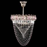 Люстра Астра Водоворот с подвесом №1 розовая в Симферополе