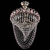 Люстра Астра Водоворот с подвесом №1 розовая в Симферополе