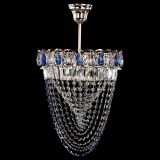 Люстра Астра Водоворот с подвесом №1 синяя в Симферополе